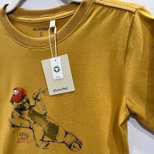 Boy - 6, 7, & 12 - NWT Minymo Golden Bear Short Sleeve Tee